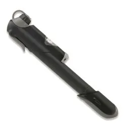 pompa di gonfiaggio bici mtb mini alluminio con manometro a 7 bar