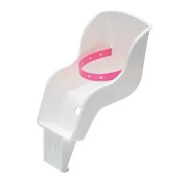 portabambola per bici da bambina bianco