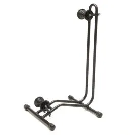 portabici esposizione da pavimento nero asta alta con supporti