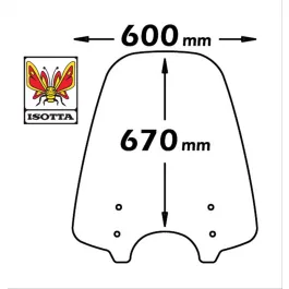 parabrezza aprilia scarabeo 125 150 200 street 1999-2004 E8