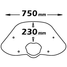 parabrezza honda sh 300 06-10 summer estivo
