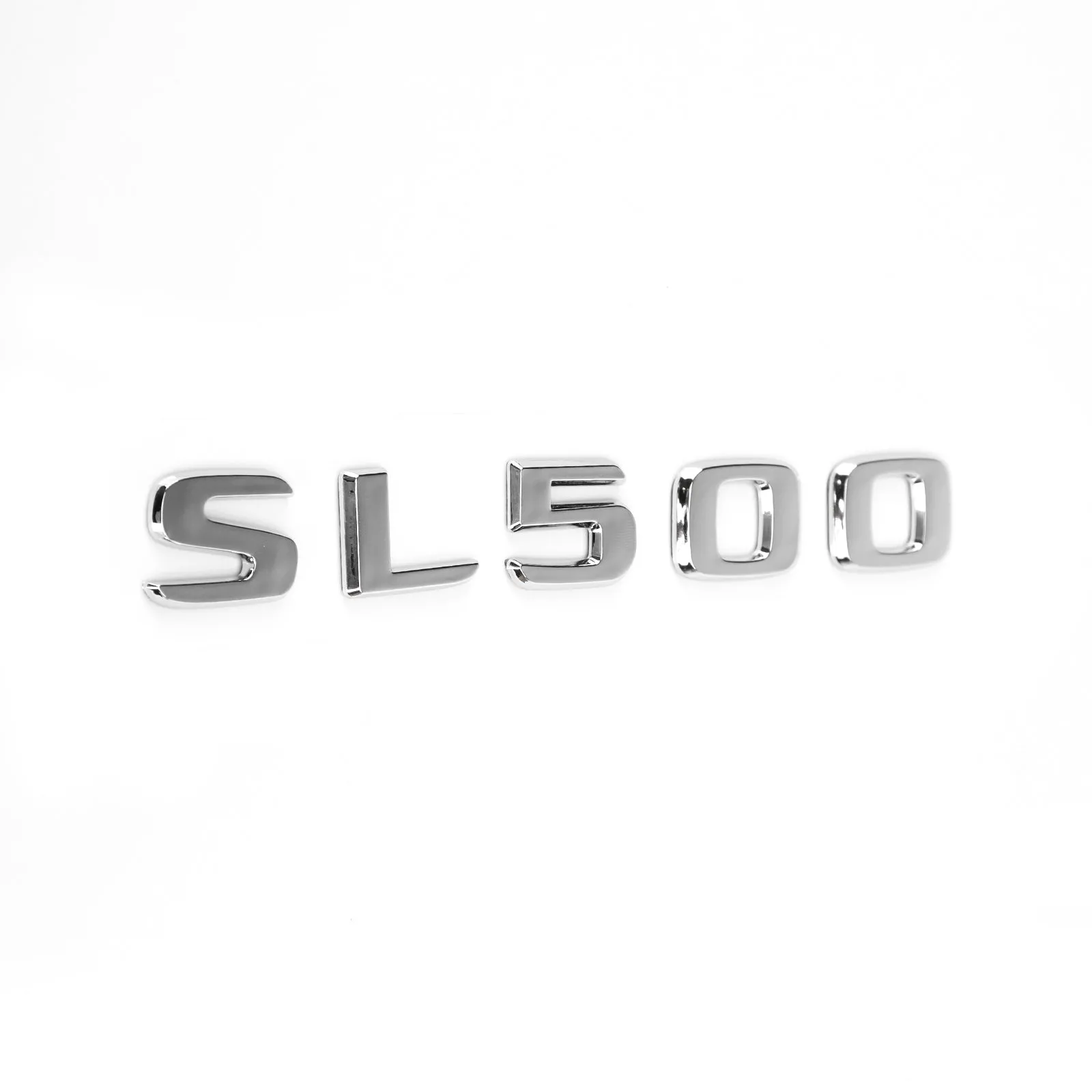 Insigne Emblème Arrière De Coffre Chrome Lettre Sl 500 Pour Mercedes R230 R231 Sl Sl500 Générique