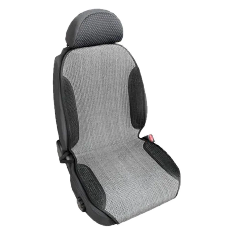 SCHIENALE VENTILATO OTTIMA AREAZIONE UNIVERSALE BREEZE GRIGIO AUTO LAMPA