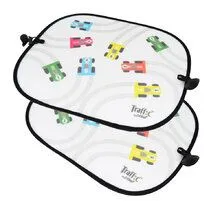 Tendina pop-up +vent 38x44cm 2pz TRAFFIC - Tendina laterale con ventosa Traffic