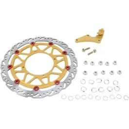 EBC SMX6001 BRAKE ROTOR KIT SUPERMOTO SOLID CONTOUR