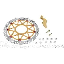 EBC SMX6437 BRAKE ROTOR KIT SUPERMOTO SOLID CONTOUR