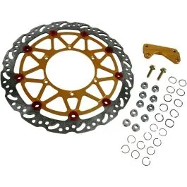 EBC SMX6728 BRAKE ROTOR KIT SUPERMOTO SOLID CONTOUR