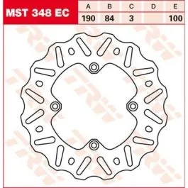 TRW MST348EC BRAKE ROTOR FIXED EC-CROSS-DESIGN WAVE