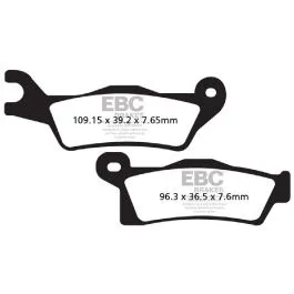 EBC FA617TT BRAKE PAD FA-TT SERIES CARBON FIBER