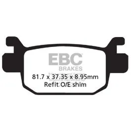 EBC SFAC415 BRAKE PAD SFAC-SERIES CARBON SCOOTER