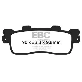 EBC SFAC498 BRAKE PAD SFAC SERIES CARBON FIBER