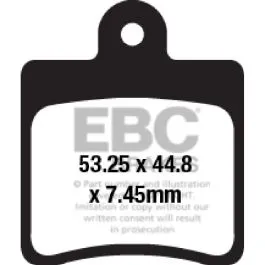 EBC SFA661/4 BRAKE PAD SFA SERIES ORGANIC