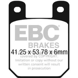 EBC FA665 BRAKE PAD ORGANIC STREET