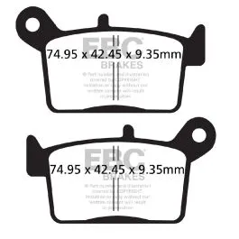 EBC FA697 BRAKE PAD ORGANIC STREET