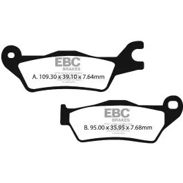 EBC FA715 BRAKE PAD ORGANIC STREET