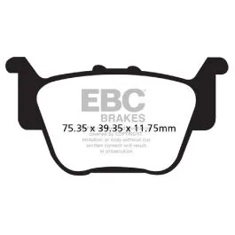 EBC FA373TT BRAKE PAD CARBON TT DIRT