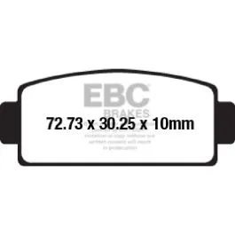 EBC FA651TT BRAKE PAD CARBON TT DIRT