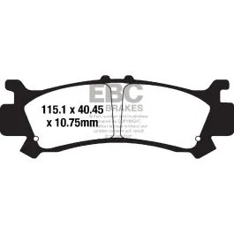 EBC FA701TT BRAKE PAD CARBON TT DIRT