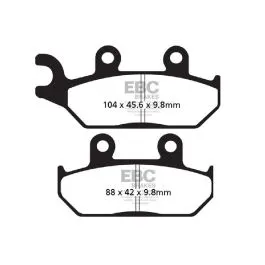 EBC FA172TT BRAKE PAD FA-TT SERIES CARBON FIBER