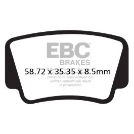 EBC FA463R BRAKE PAD FA-R SERIES SINTERED METAL