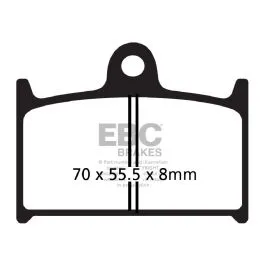 EBC EPFA145HH BRAKE PAD EPFA-HH SERIES SINTERED METAL