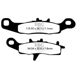 EBC FA349R BRAKE PAD FA-R SERIES SINTERED METAL