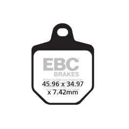 EBC EPFA433/4HH BRAKE PAD EPFA-HH SERIES SINTERED METAL