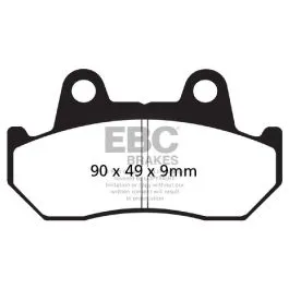 EBC FA069/2V BRAKE PAD FA-V SERIES SINTERED METAL/ORGANIC COMPOUND