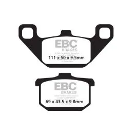 EBC FA085V BRAKE PAD FA-V SERIES SINTERED METAL/ORGANIC COMPOUND
