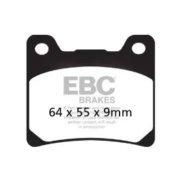 EBC FA088V BRAKE PAD FA-V SERIES SINTERED METAL/ORGANIC COMPOUND
