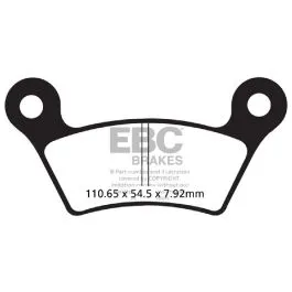 EBC FA473V BRAKE PAD FA-V SERIES SINTERED METAL/ORGANIC COMPOUND