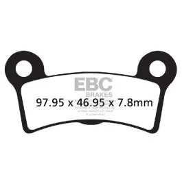 EBC FA605/4HH BRAKE PAD FA-HH SERIES SINTERED METAL