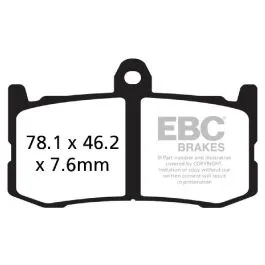 EBC EPFA491HH BRAKE PAD EPFA-HH SERIES SINTERED METAL
