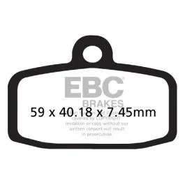 EBC FA612R BRAKE PAD FA-R SERIES SINTERED METAL