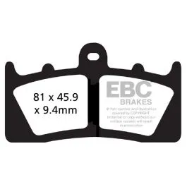 EBC FA613HH BRAKE PAD FA-HH SERIES SINTERED METAL