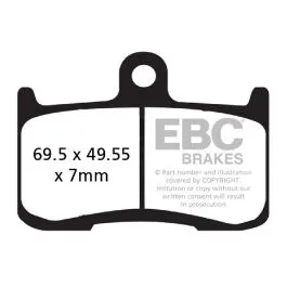 EBC GPFAX347HH BRAKE PAD GPFAX-HH SERIES SINTERED METAL