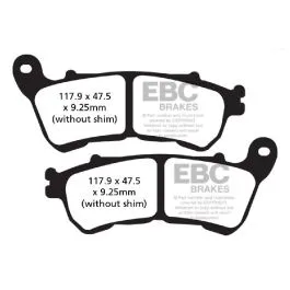 EBC FA640V BRAKE PAD FA-V SERIES SINTERED METAL/ORGANIC COMPOUND
