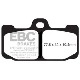EBC EPFA295HH BRAKE PAD EPFA-HH SERIES SINTERED METAL