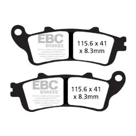 EBC FA261V BRAKE PAD FA-V SERIES SINTERED METAL/ORGANIC COMPOUND