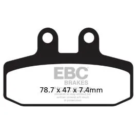 EBC SFA256HH BRAKE PAD SFA-HH SERIES SINTERED METAL