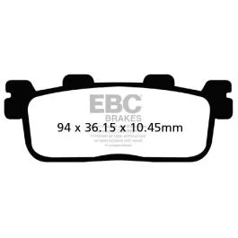 EBC SFA607HH BRAKE PAD SFA-HH SERIES SINTERED METAL