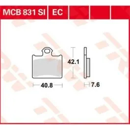 TRW MCB831SI BRAKE PAD SI SINTER OFFROAD