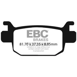 EBC FA698HH BRAKE PAD FA-HH SERIES SINTERED METAL