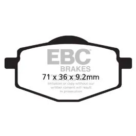 EBC FA101TT BRAKE PAD FA-TT SERIES CARBON FIBER