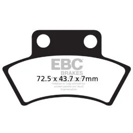 EBC FA232TT BRAKE PAD FA-TT SERIES CARBON FIBER