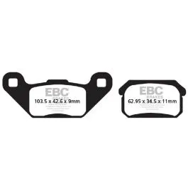 EBC FA431TT BRAKE PAD FA-TT SERIES CARBON FIBER