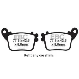 EBC FA436 BRAKE PAD FA SERIES ORGANIC