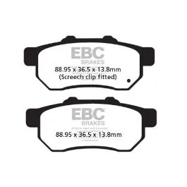 EBC FA478TT BRAKE PAD FA-TT SERIES CARBON FIBER