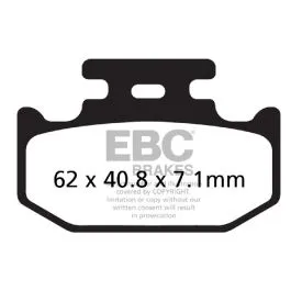 EBC FA497TT BRAKE PAD FA-TT SERIES CARBON FIBER