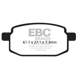 EBC SFA169 BRAKE PAD SFA SERIES ORGANIC